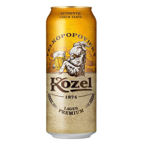 Kozel Beer Kozel premium lager 500ml 4.8%