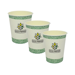 Double-walled paper cups ECO Paper 250ml X5