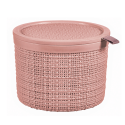 Storage pink dawn round box 2l