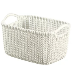 Basket white 3l