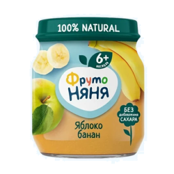 Ֆրուտո Նյանյա Խյուս խնձորի և բանանի 100գ