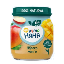 Ֆրուտո Նյանյա Խյուս խնձորի և մանգոյի 100գր