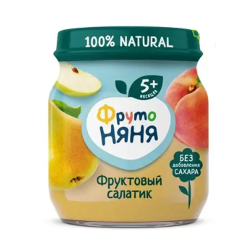 Ֆրուտո Նյանյա Խյուս մրգային խնձոր տանձ և դեղձ 100գ