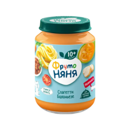Fruto Nyanya Puree Spaghetti Bolognese with Turkey Meat 190g