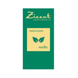 Mint flavored chocolate bar  100g