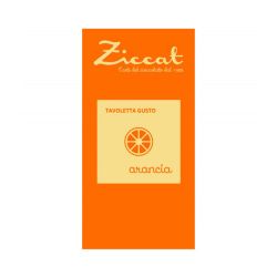 Chocolate bar with orange flavor  100g