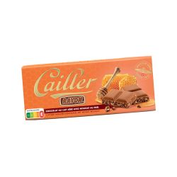 Milk Chocolate Bar with Honey Nougat  100 g