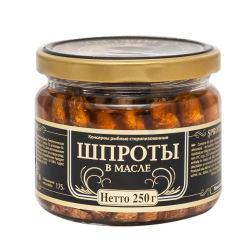 Շպրոտ Ռիգա Գոլդ ձեթի մեջ 250գ