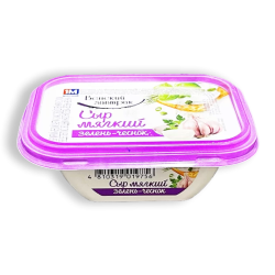 Curd cheese Venski zavtrak greens-garlic 70% 120g