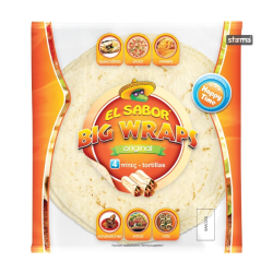 Tortilla big wraps 25cm 4pcs 245g