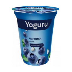 Yogurt blueberry glass Yoguru