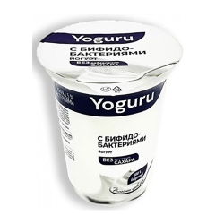 Yogurt with bifidobacteria Yoguru