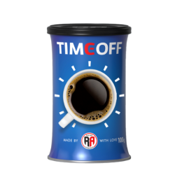 Time off instant coffee, blue 100g