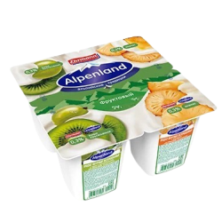 Yogurt product Alpenland fruit kiwi 0.3% 95g