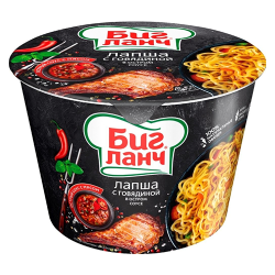 Noodle Big Lunch beef in spicy sauce 90g