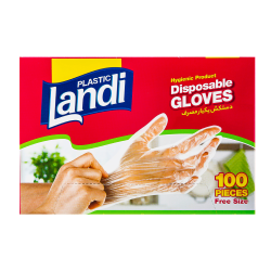 Disposable cellophane gloves box of 100pcsi