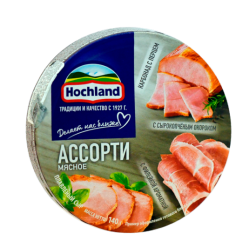 Processed cheese Hochland meat assortment 140g