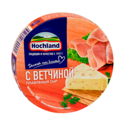Processed cheese Hochland with ham 140g