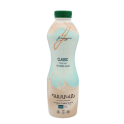 Drinking yogurt Yeremyan Products sugar and gluten free 0.5% 800g