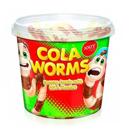 Marmalade sour candies cola flavored worms 200g