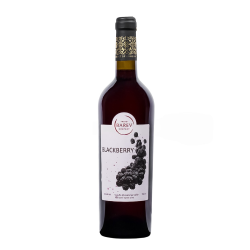 Wine blackberry red semi-sweet 750ml