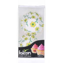 Cupcake mold floral Falcon 6cm 200pcs