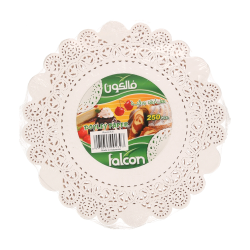 Paper placemat, white Falcon 22cm 250pcs