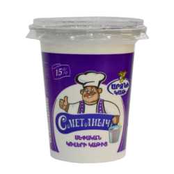 Sour cream Arzni Kat cream 15% 180g