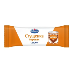 Сыр творожный глазированный вареный со сгущенным молоком Савушкин 20% 40г