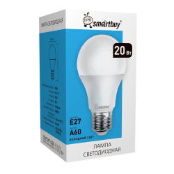 Smartbuy LED Lamp A60, 20W, 4000K, E27 (SBL-A60-20-40K-E27)