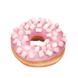 Donut pink marshmallow