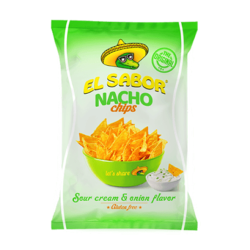 Chips El Sabor Sour Cream and Onion gluten-free 100g