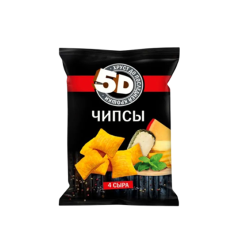 5D Չիփս 4 Պանիր 45գ
