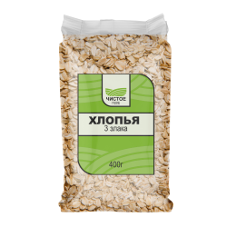 Փաթիլներ Չիստոյե Պոլե, 3 հացահատիկի 400գ