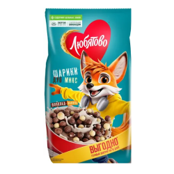 Lyubyatovo Duo Mix Chocolate Balls Ready Breakfast 500 g