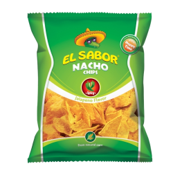 El Sabor Jalapeño Tortilla Chips 100g