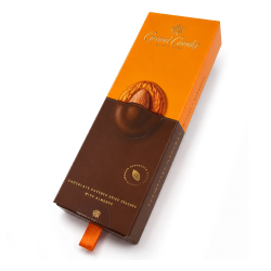Grand Candy Chocolate-Covered Dried Peaches with Almonds, 110g