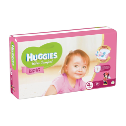 Diapers Ultra Comfort Girl 4 x68