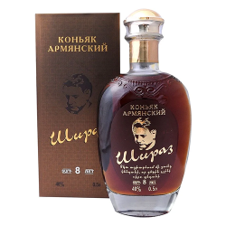Shiraz Cognac 8y (box) 500ml