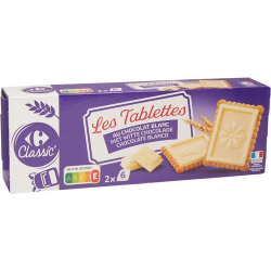  Cookie Covered with White Chocolate 125g