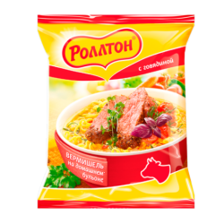 Rollton with beef-flavored noodles 60 g