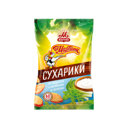 Crackers with sour cream flavor 60g