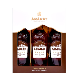 Cognac Ararat 5 year 500ml 3pcs