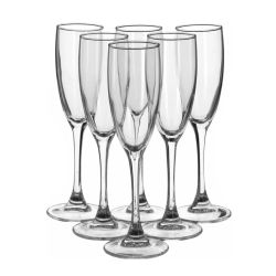 Champagne glasses 170ml 6pcs