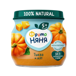 Ֆրուտո Նյանյա դդմի պյուրե 80գ