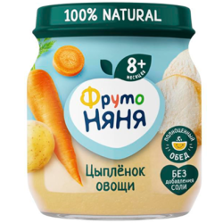 Ֆրուտո Նյանյա Խյուս Ճուտ Բանջարեղեն 100գ