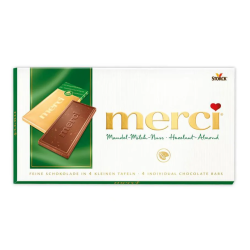 Chocolate Bar Merci Hazelnut & Almond 100g