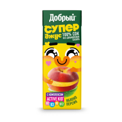 Juice Dobriy apple-peach 200ml