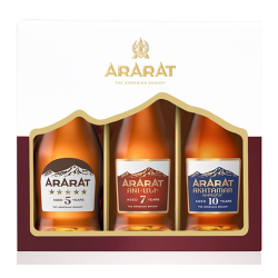 Ararat mini set cognac 3x 50ml