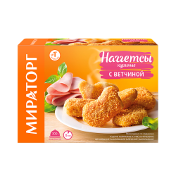 Nuggets with chicken, ham 300g